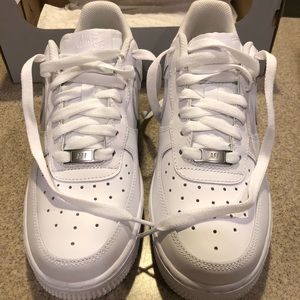Women’s Nike Air Force 1 white leather size 8